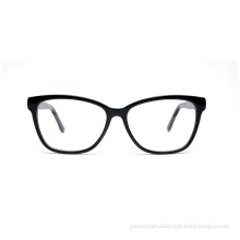 Wholesale Stock New Design High Quality Black Ladies Acetate Glasses Frames